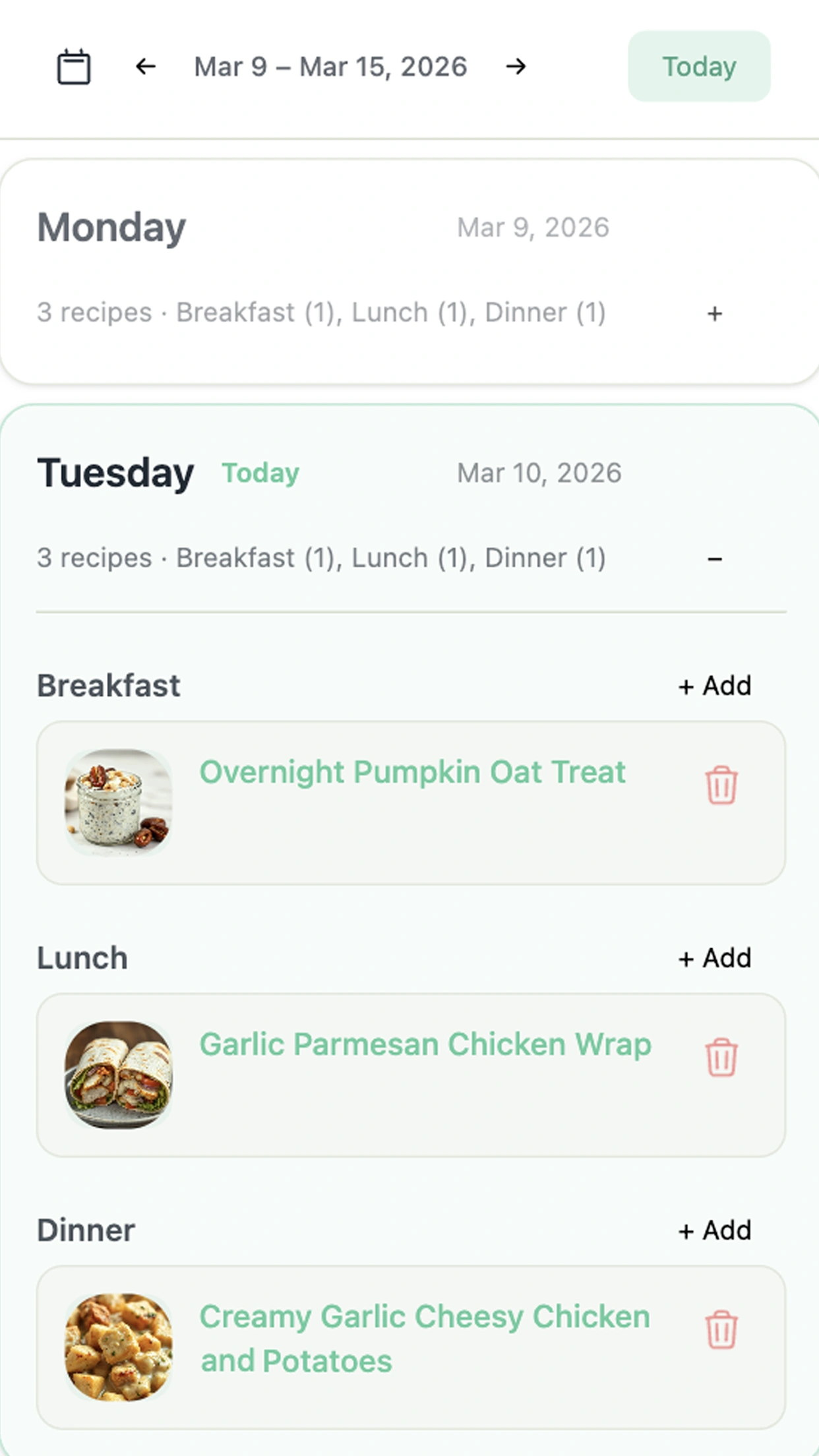 Effortless planning